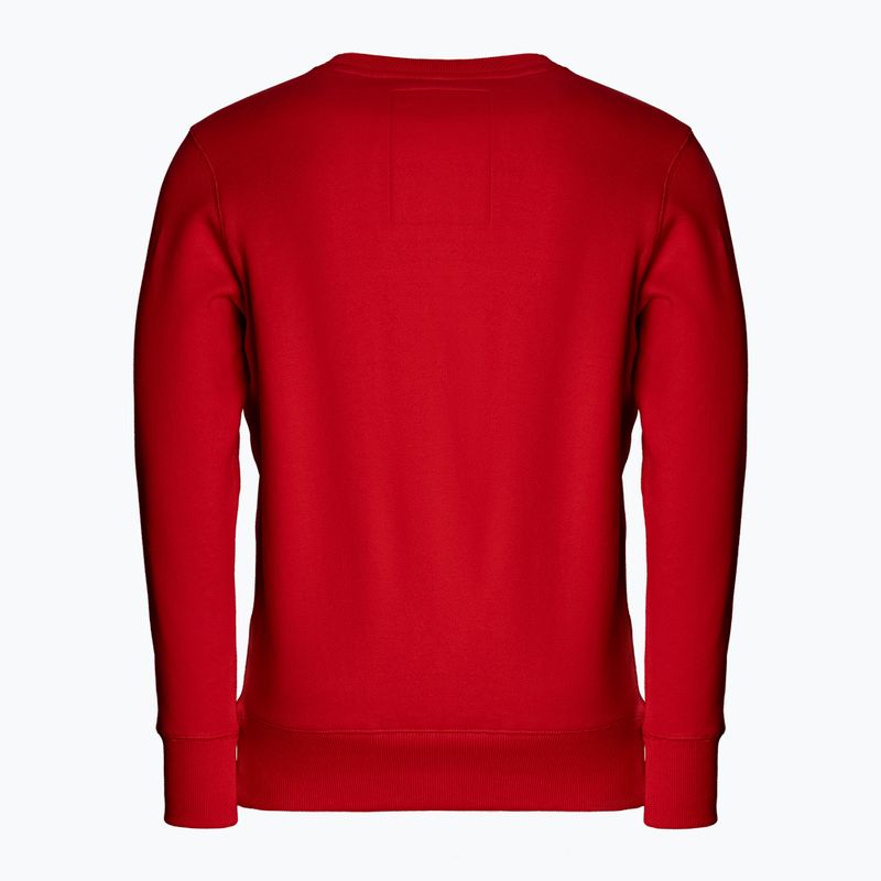 Men's sweatshirt Pitbull West Coast Crewneck Small Logo red 2