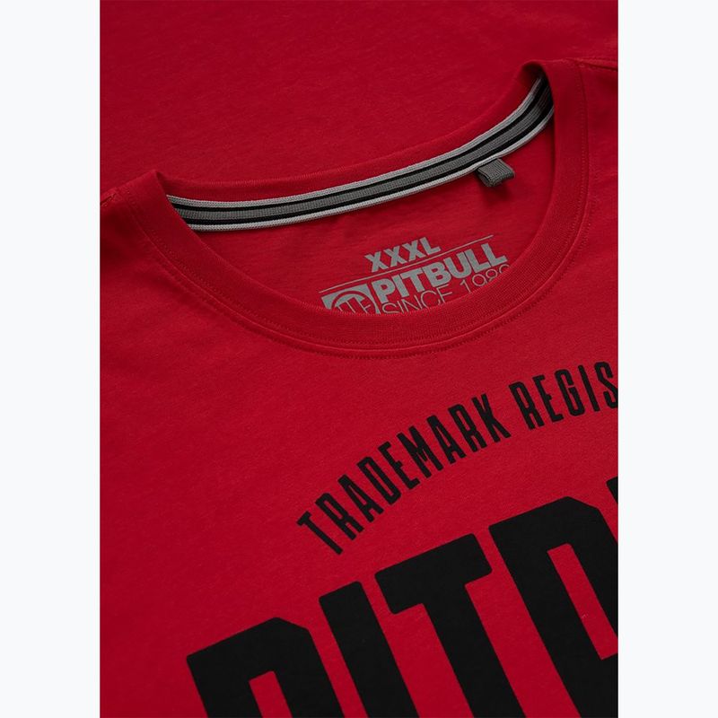 Men's T-shirt Pitbull San Diego Dog red 6