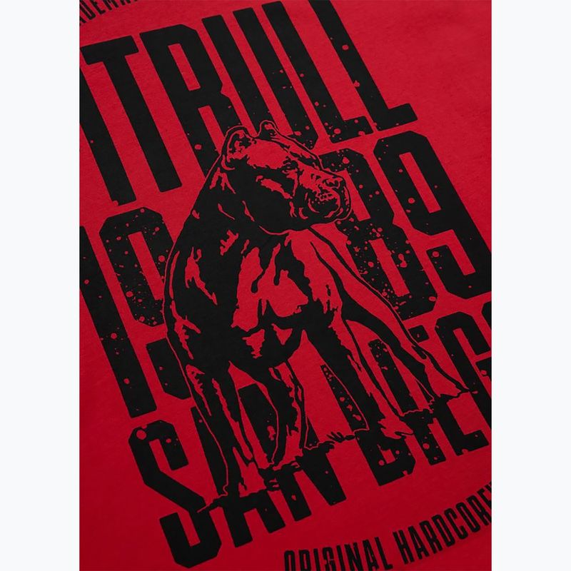 Men's T-shirt Pitbull San Diego Dog red 7