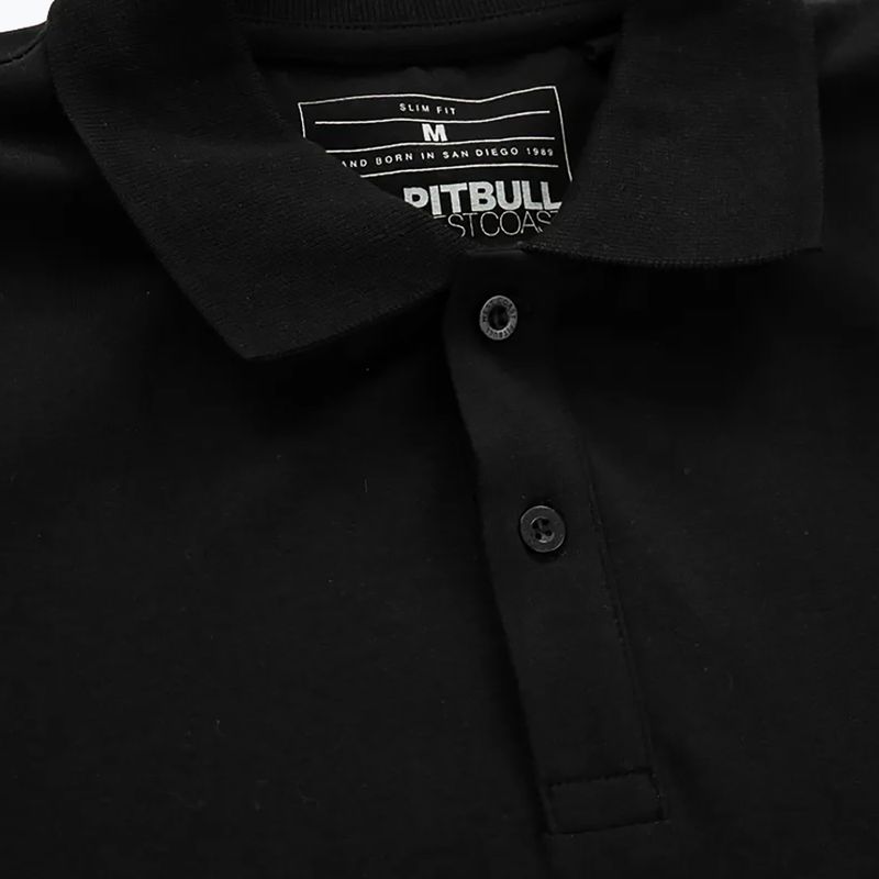 Men's polo shirt Pitbull West Coast Polo Jersey Small Logo 210 GSM black 3