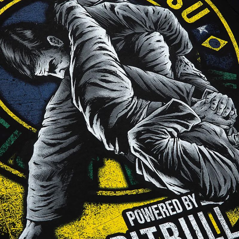 Men's T-shirt Pitbull West Coast Brazilian Jiu Jitsu black 5