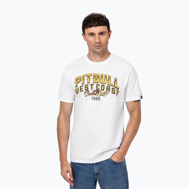 Men's T-shirt Pitbull West Coast Santa Muerte white 2