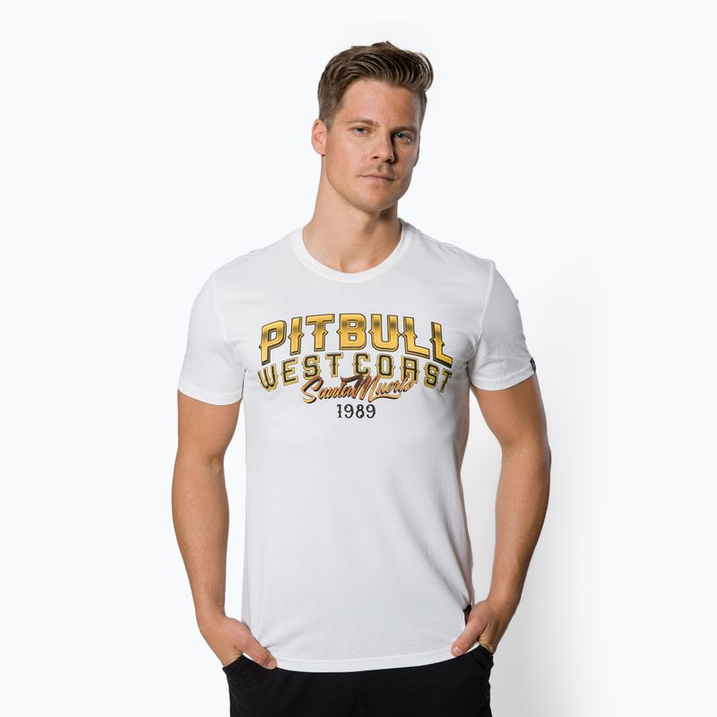 Men's T-shirt Pitbull West Coast Santa Muerte white