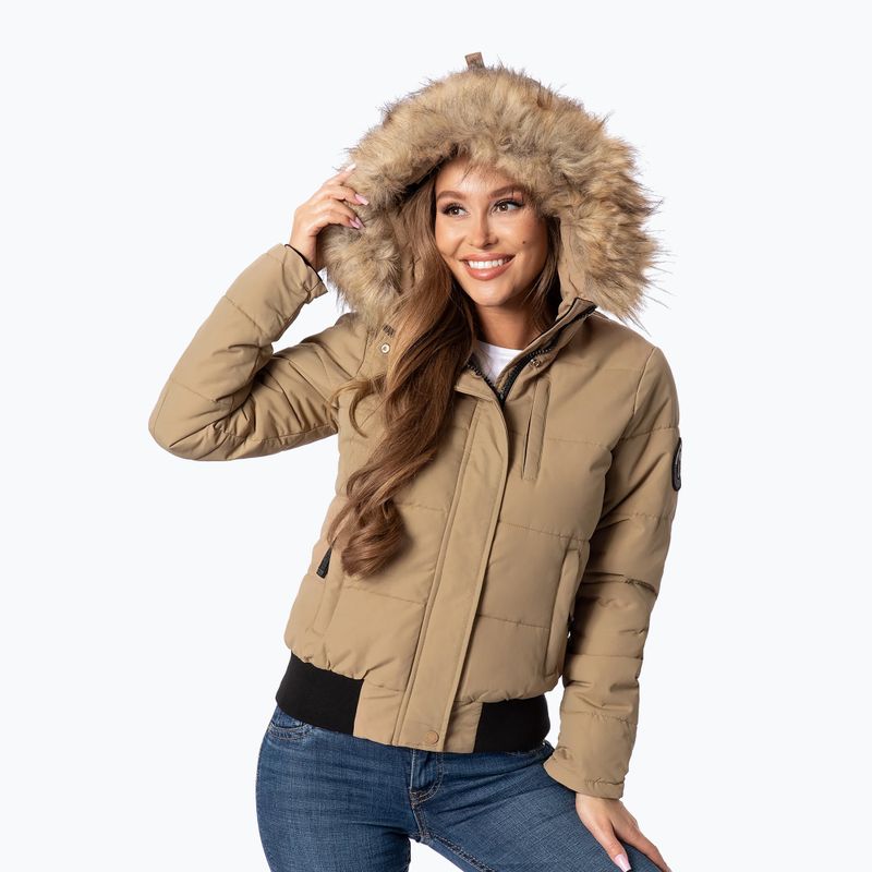 Pitbull West Coast women's winter jacket Firethorn sand