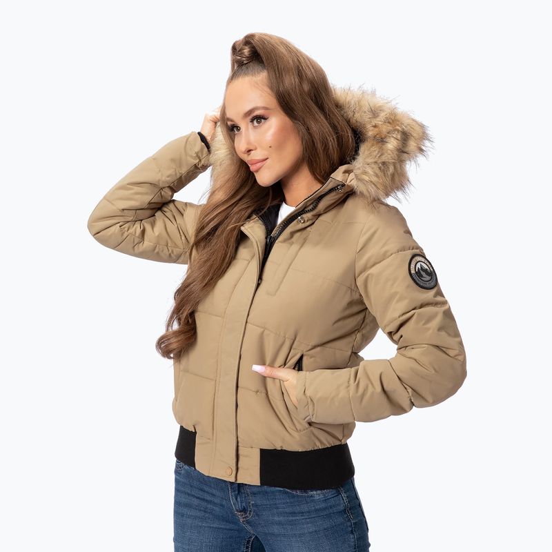 Pitbull West Coast women's winter jacket Firethorn sand 2