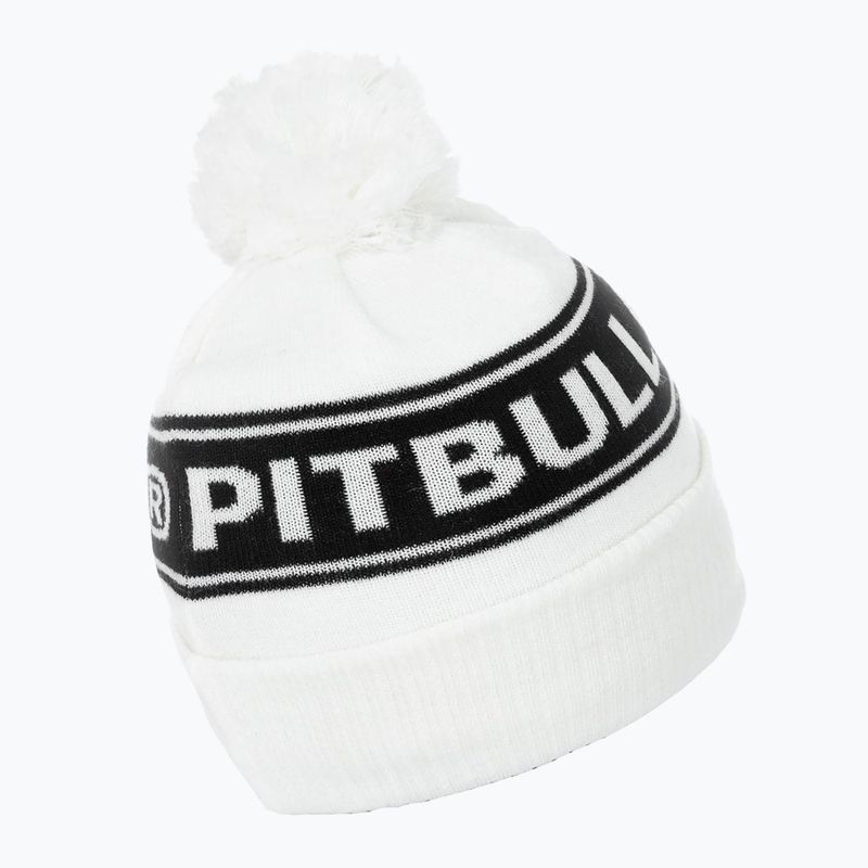 Pitbull West Coast winter beanie Vermel white/black 2