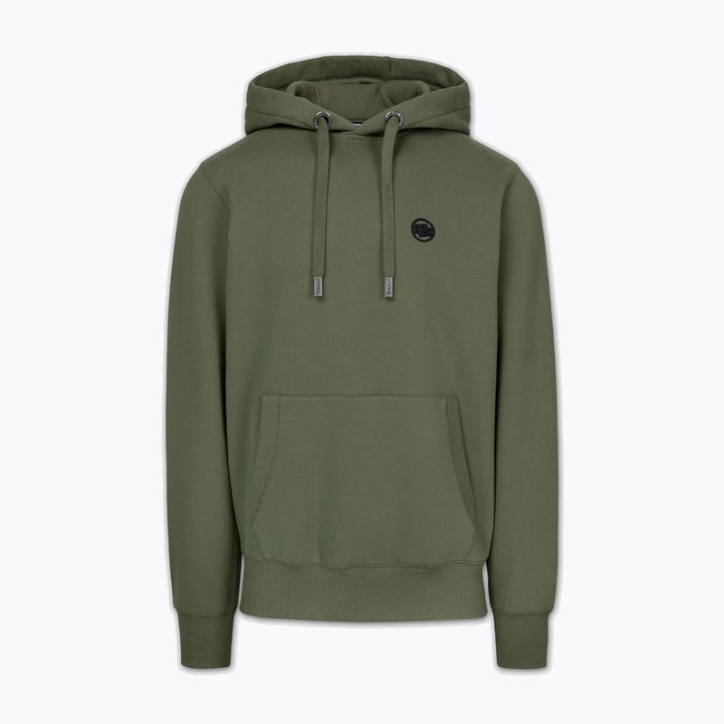 Men's sweatshirt Pitbull Small Logo Hooded olive 3