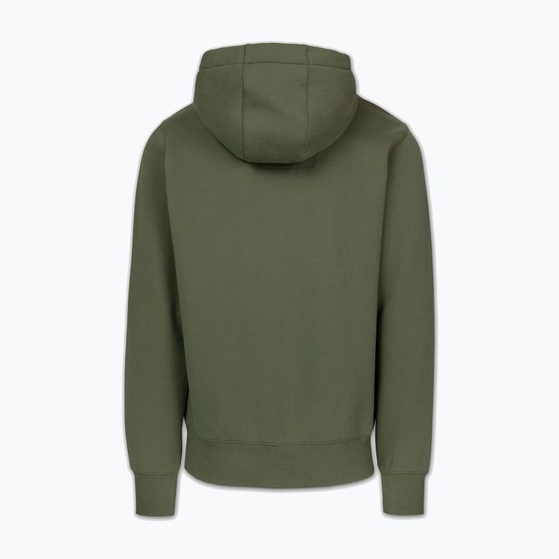Men's sweatshirt Pitbull Small Logo Hooded olive 4