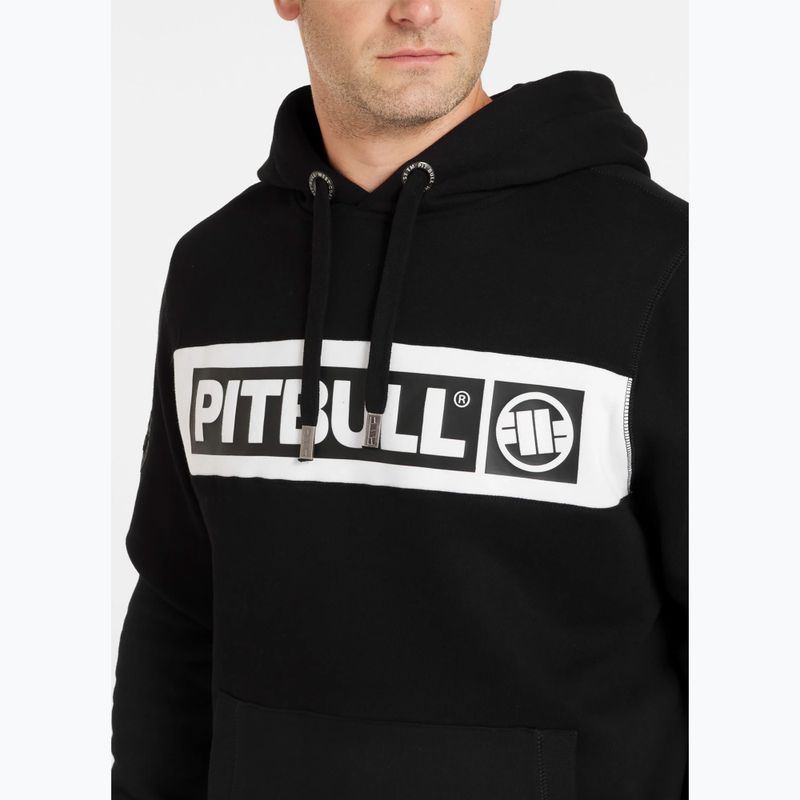 Men's Pitbull Sherwood Hooded sweatshirt black 4