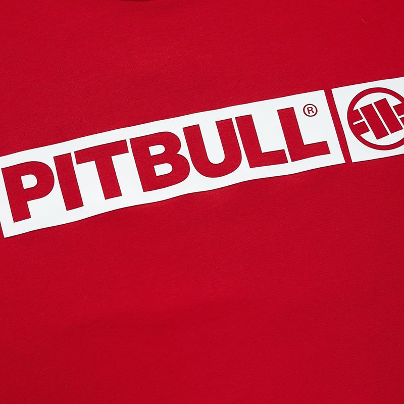 Men's sweatshirt Pitbull West Coast Crewneck Hilltop Terry Group red 4
