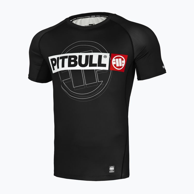 Men's Rashguard Pitbull West Coast Hilltop Sports Rash black