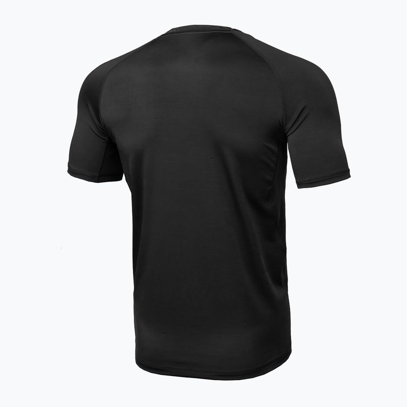 Men's Rashguard Pitbull West Coast Performance Small Logo black 2