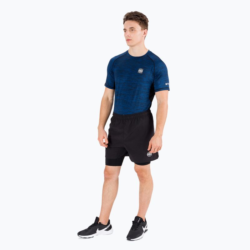 Men's training shorts Pitbull West Coast Performance Mesh 2 black 5