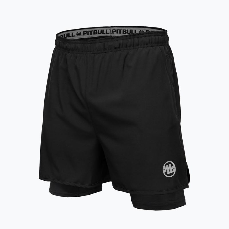Men's training shorts Pitbull West Coast Performance Mesh 2 black 6