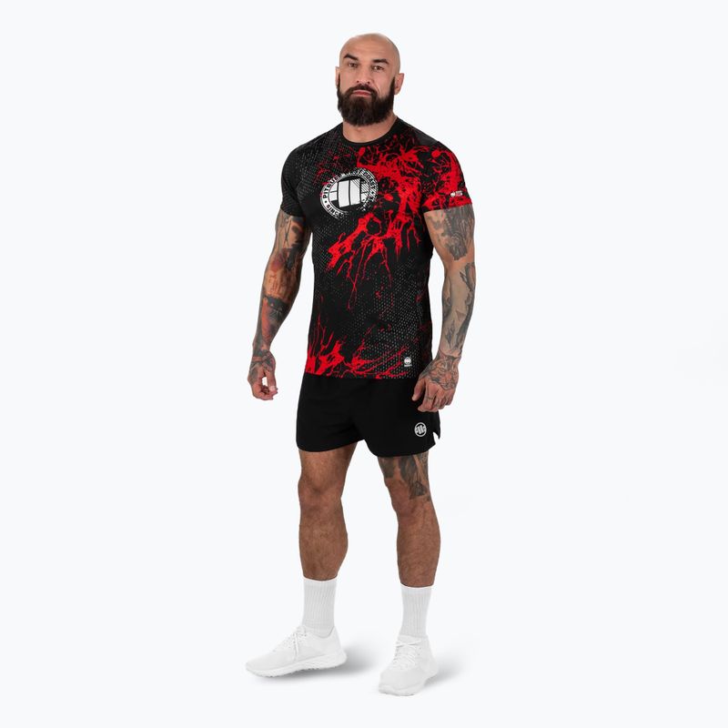 Pitbull Mesh Performance Pro Plus Blood Dog II men's training t-shirt black 2