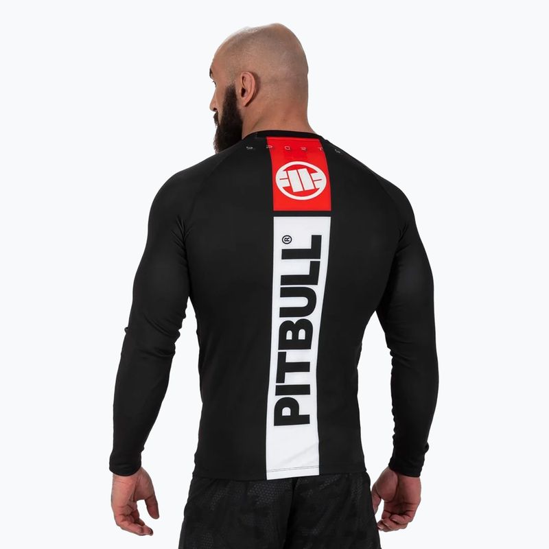 Pitbull men's longsleeve Rashguard Hilltop Sports black 3