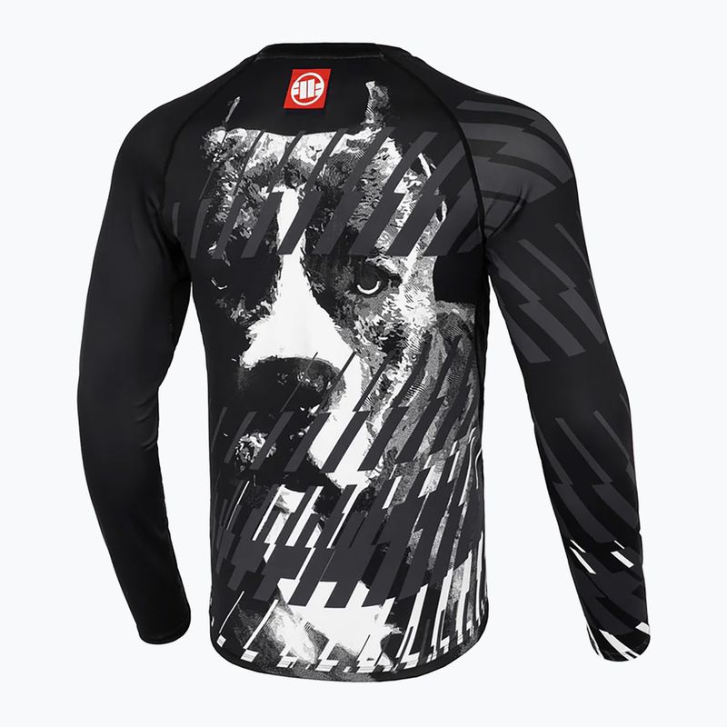 Pitbull men's longsleeve Rashguard Street Dog black 8