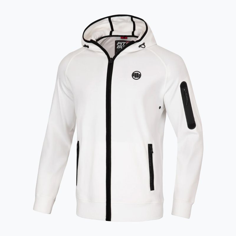 Men's sweatshirt Pitbull West Coast Hermes Hooded Zip off white 3