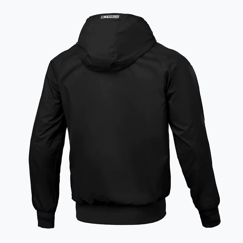 Men's Pitbull West Coast Athletic Logo Hooded Nylon jacket black 5