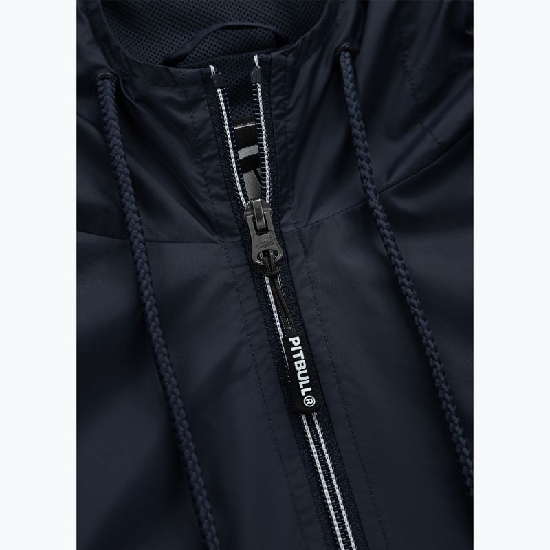 Men's Pitbull Athletic Logo Hooded Nylon jacket dark navy 8