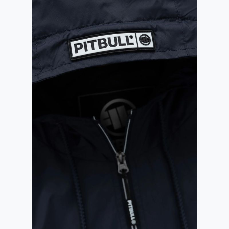 Men's Pitbull Athletic Logo Hooded Nylon jacket dark navy 9