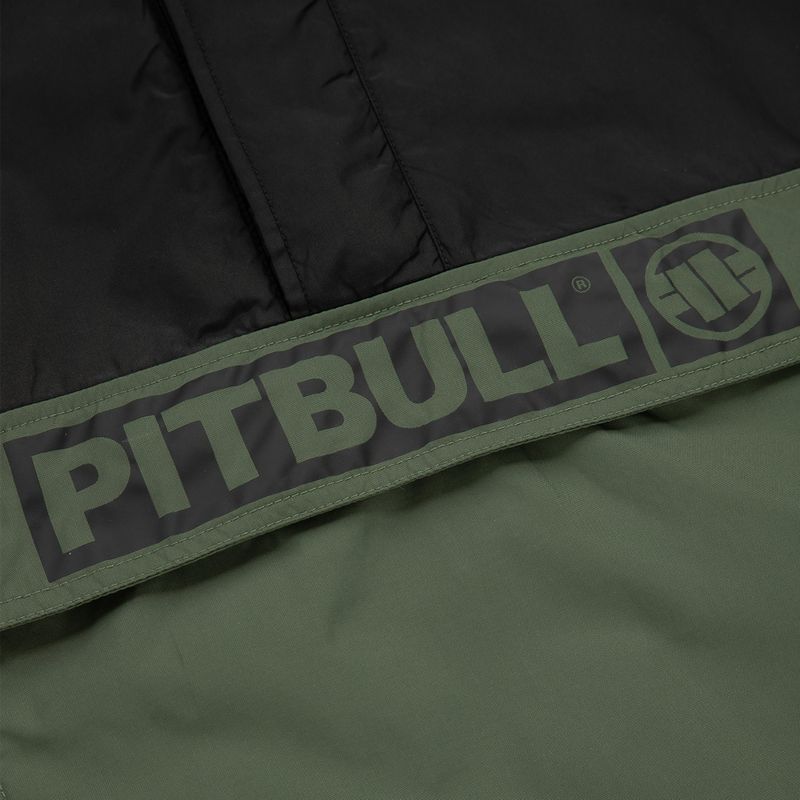 Pitbull West Coast men's jacket Loring Two-Color Kangaroo black/olive 7