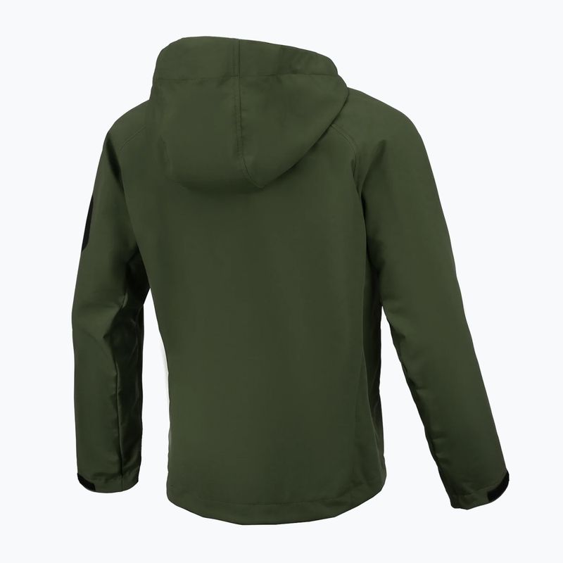 Men's softshell jacket Pitbull West Coast Rockfish 2 Softshell olive 2