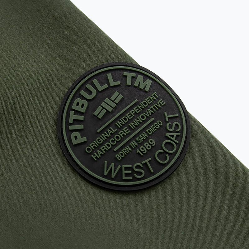 Men's Pitbull Midway 2 Softshell olive jacket 6