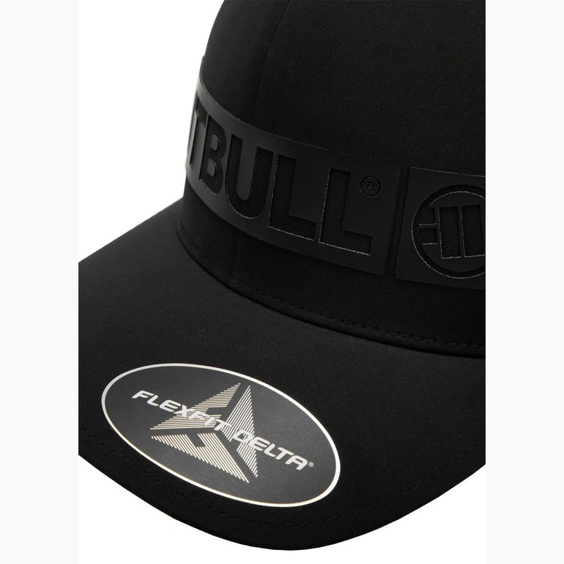 Pitbull Snapback cap ,,Hilltop" Stretch Fitted black 4