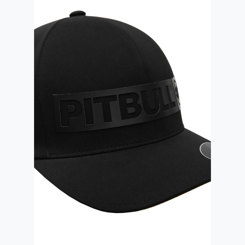 Pitbull Snapback cap ,,Hilltop" Stretch Fitted black 5