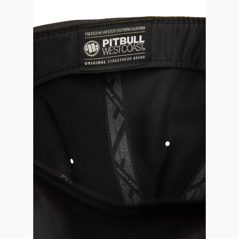 Pitbull Snapback cap ,,Hilltop" Stretch Fitted black 8