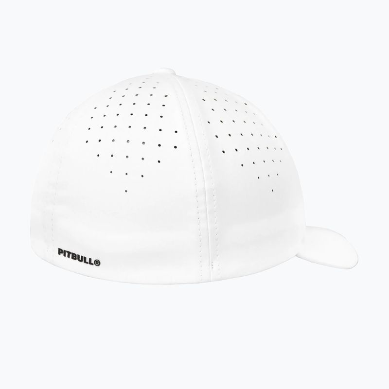 Pitbull Full Cap ,,Logo" Tech Witch Perforated white 2