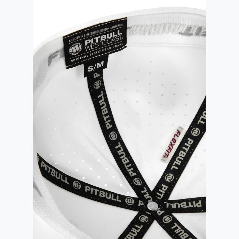 Pitbull Full Cap ,,Logo" Tech Witch Perforated white 7