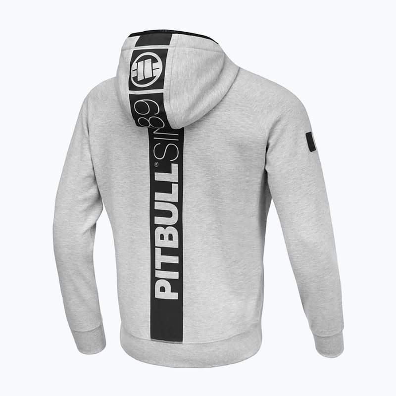 Men's Pitbull Stafford Hooded sweatshirt grey/melange 5