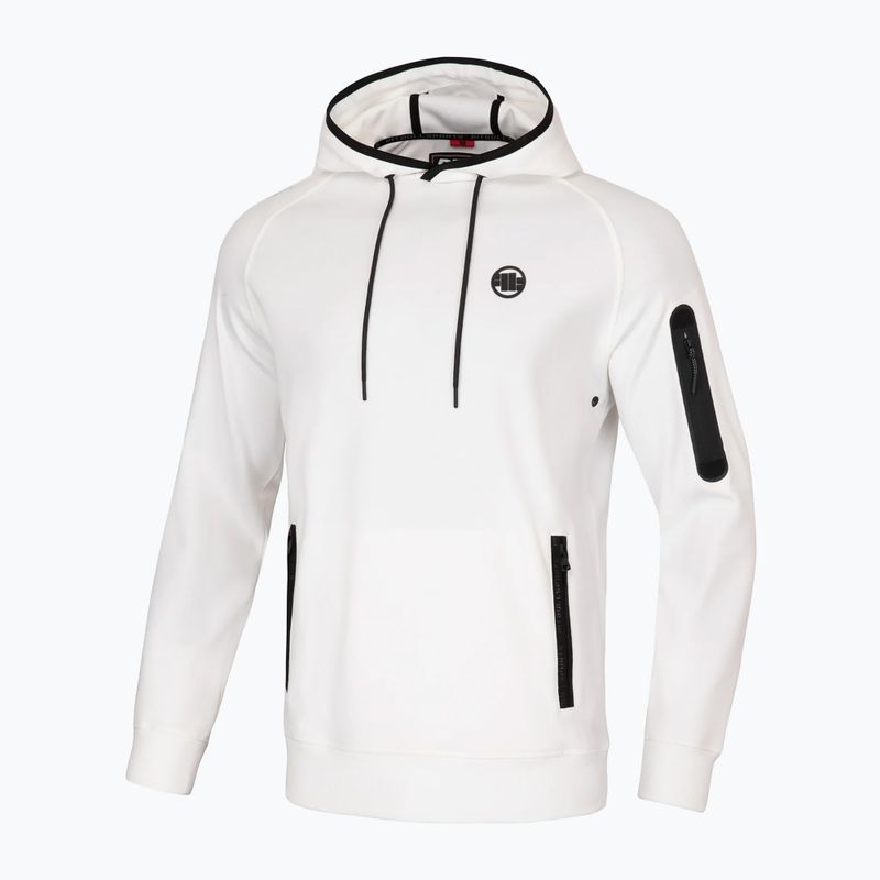 Men's sweatshirt Pitbull West Coast Stafford Hooded off white