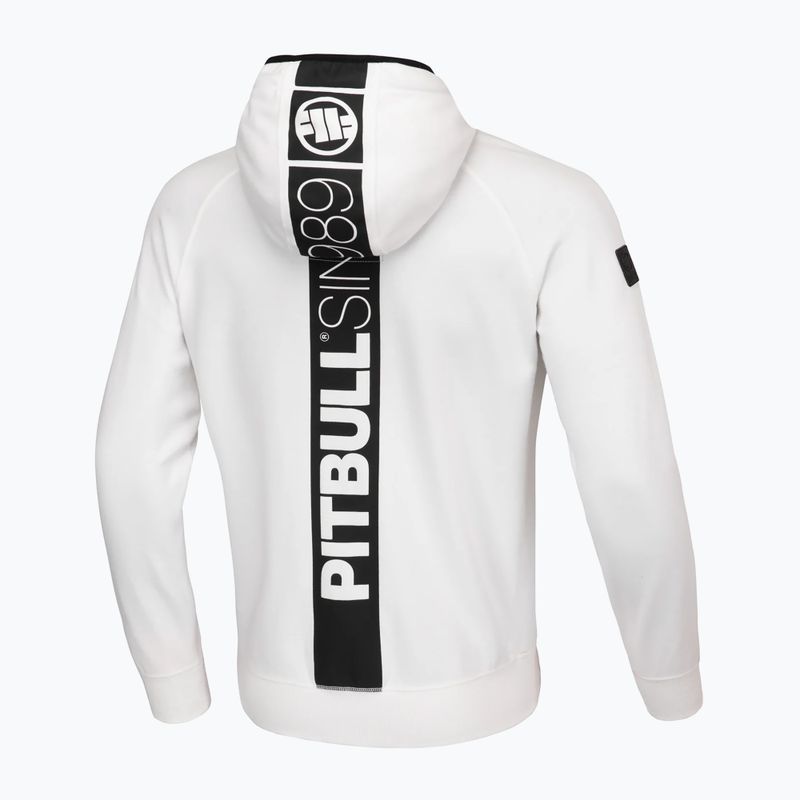 Men's sweatshirt Pitbull West Coast Stafford Hooded off white 2