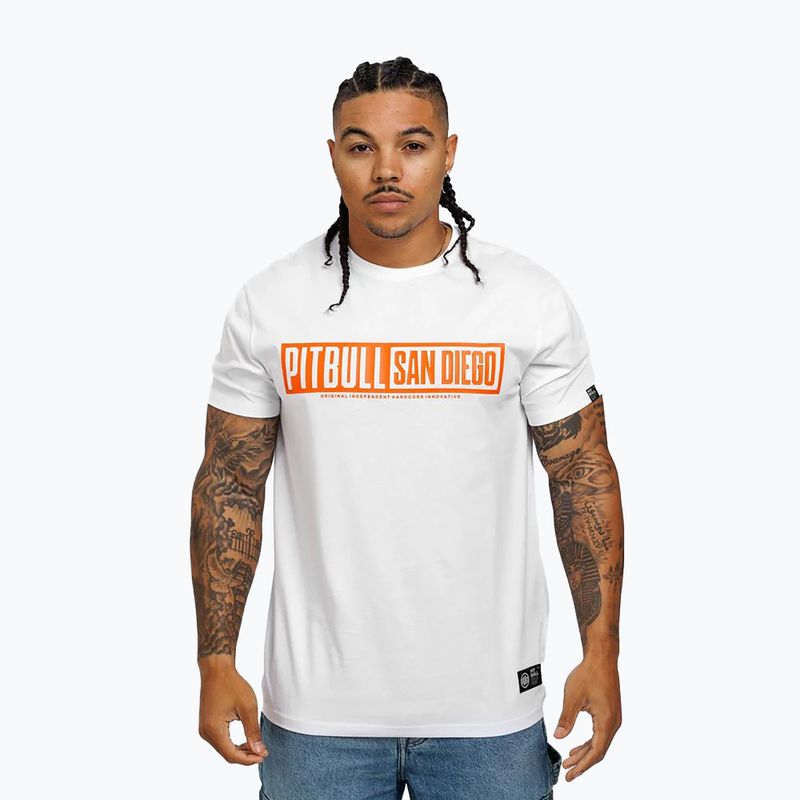 Pitbull Eighty Nine Dog men's t-shirt white