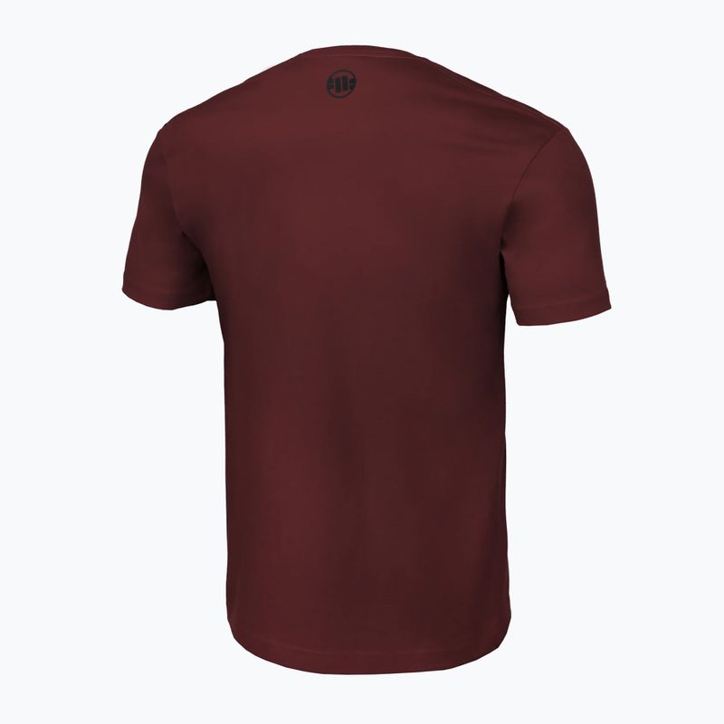 Men's T-shirt Pitbull West Coast T-S Classic Boxing burgundy 2