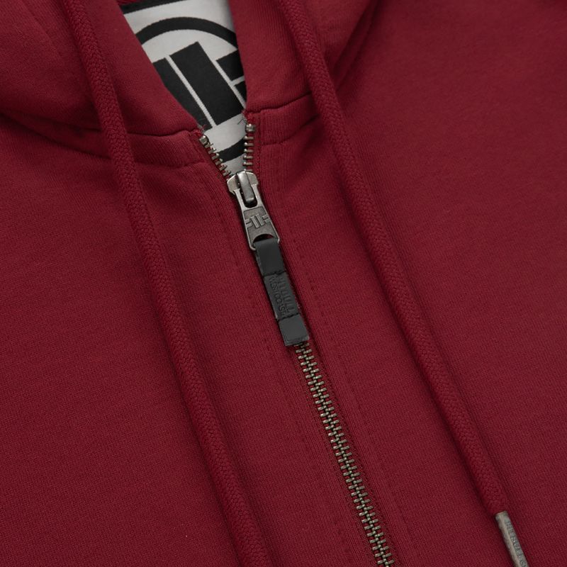 Men's sweatshirt Pitbull West Coast Everts Hooded Zip burgundy 3