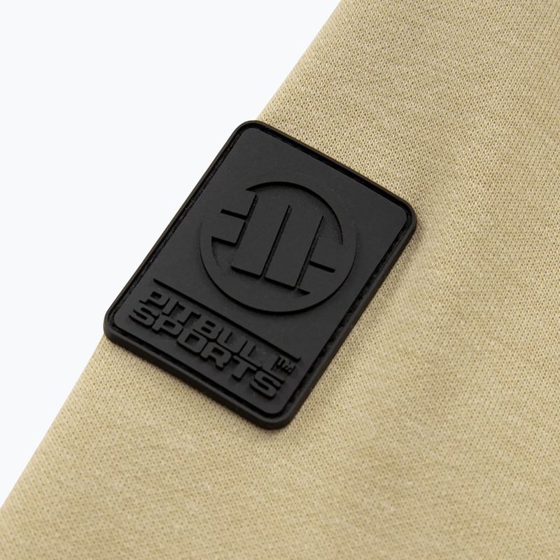 Men's sweatshirt Pitbull West Coast Fuchsia Hooded Zip sand 6