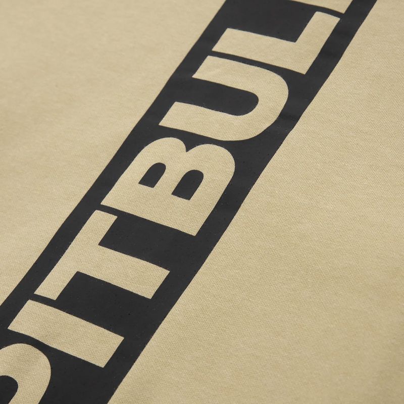 Men's sweatshirt Pitbull West Coast Fuchsia Hooded Zip sand 9