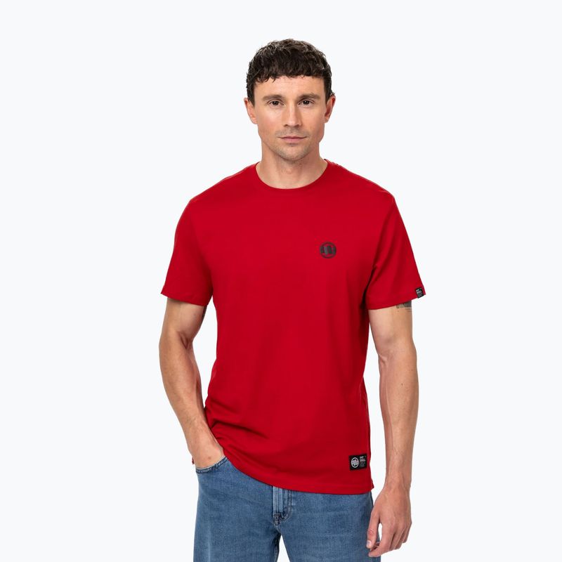 Men's T-shirt Pitbull Small Logo red 3