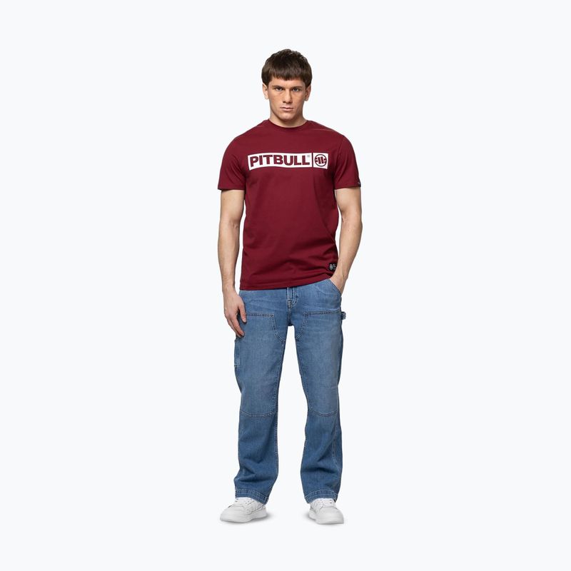 Pitbull West Coast men's Hilltop t-shirt burgundy 2