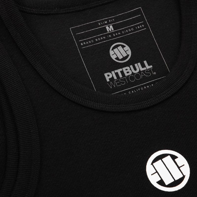 Men's tank top Pitbull West Coast Tank Top Small Logo black 7