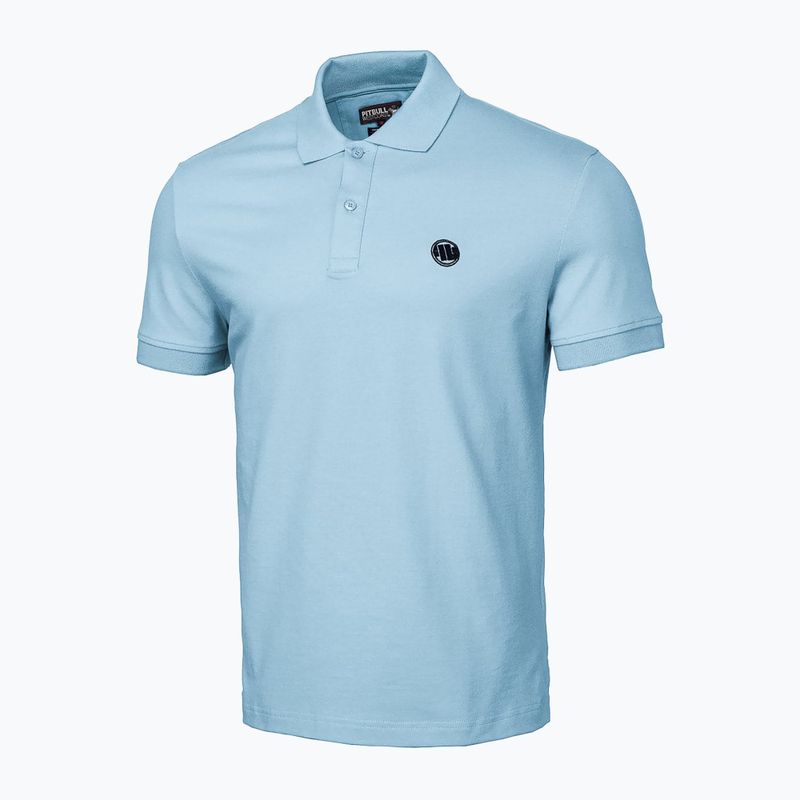 Men's polo shirt Pitbull West Coast Polo Pique Regular light blue