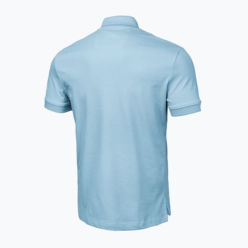Men's polo shirt Pitbull West Coast Polo Pique Regular light blue 2