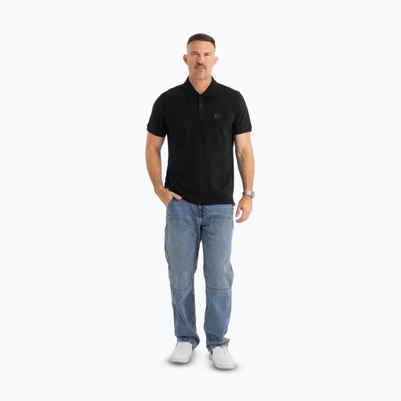 Men's polo shirt Pitbull West Coast Polo Pique Regular black 2