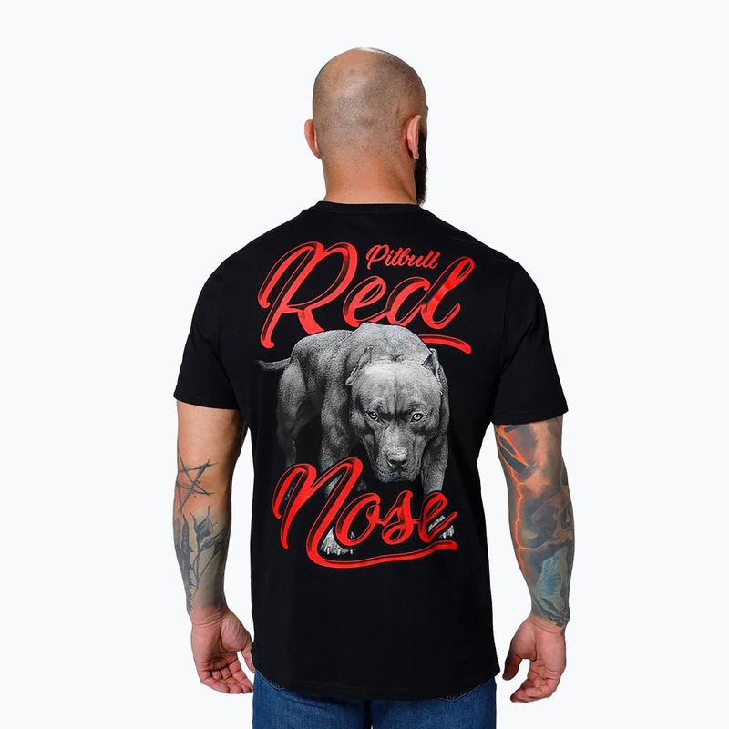 Pitbull West Coast Red Nose 23 black men's t-shirt 3