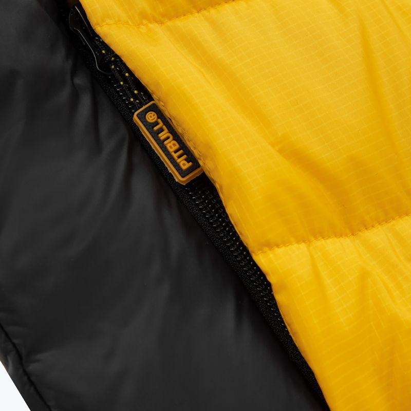 Pitbull West Coast men's winter jacket Evergold Hooded Padded yellow/black 13