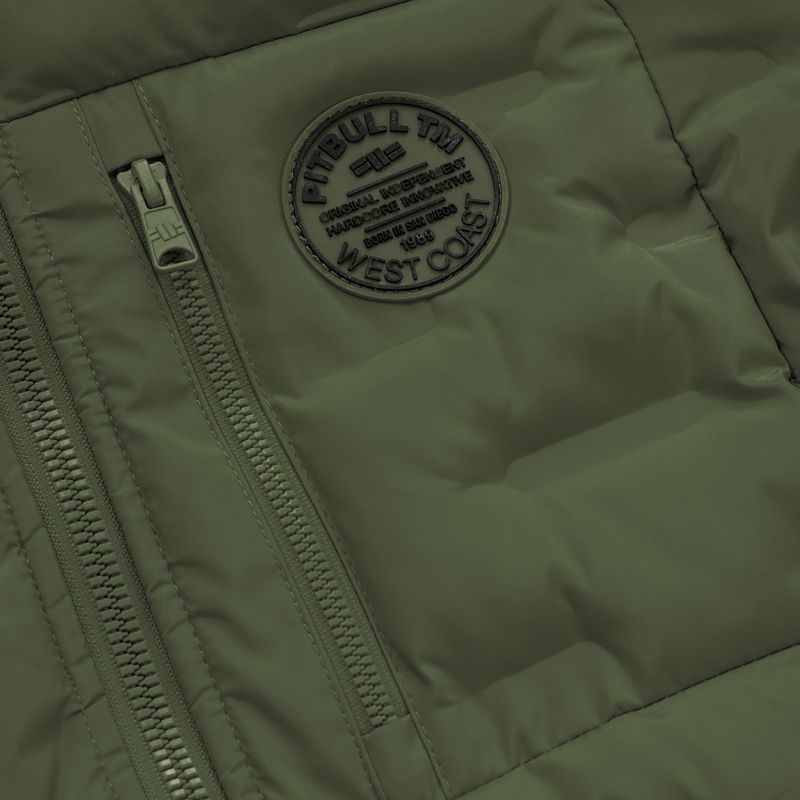 Pitbull West Coast men's Firestone olive down jacket 7